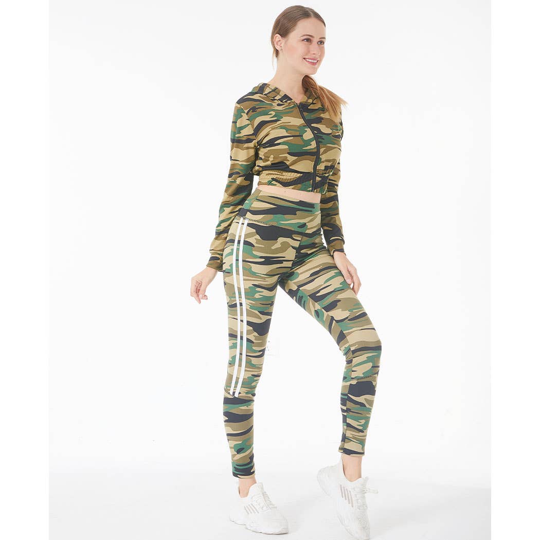 A2068 SPORTS YOGA STRIPE LEGGINGS MIXED SIZES 12PCS/SET: Pink