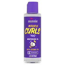 Aussie Miracle Curls Coconut Curl-Defining Hair Oil, for Curly Hair 3.2 fl oz