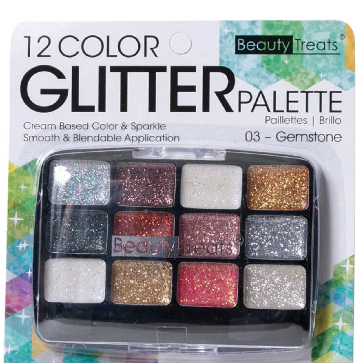 12 Color Glitter Palette