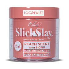 Esha Slick N Slay Braiding Gel, Peach, 5 Oz.