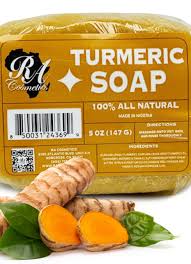 Cosmetics 100% Natural Turmeric Soap Bar - 5 oz