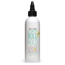 The Hair Diagram - Bold Hold Liquid Gold Reloaded - Glueless Lace Gel - Temporary Hold For Wigs and Hair Systems - Styling Agent For Baby Hairs - Non Toxic - Aerosol & Alcohol Free - Water Based Form,