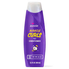 Aussie Miracle Curls with Coconut Oil, Paraben Free Conditioner, 12.1 fl oz
