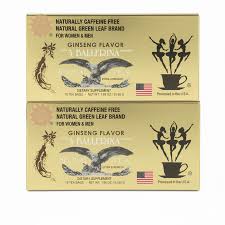 Ballerina Herbal Tea Dieters' Drink Extra Strength Ginseng Flavor, 2 Boxes x 18 Bags, 3.76 Oz